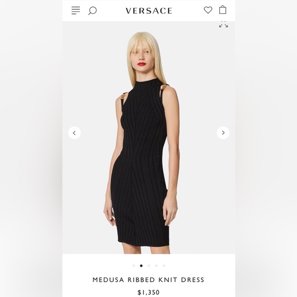 Versace Medusa ribbed knit dress - Picture 9 of 9